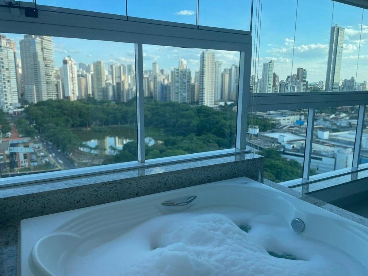 1 Qts.| 2 Hosp. | Jacuzzi Na Varanda | Linda Vista Goiânia Exterior foto