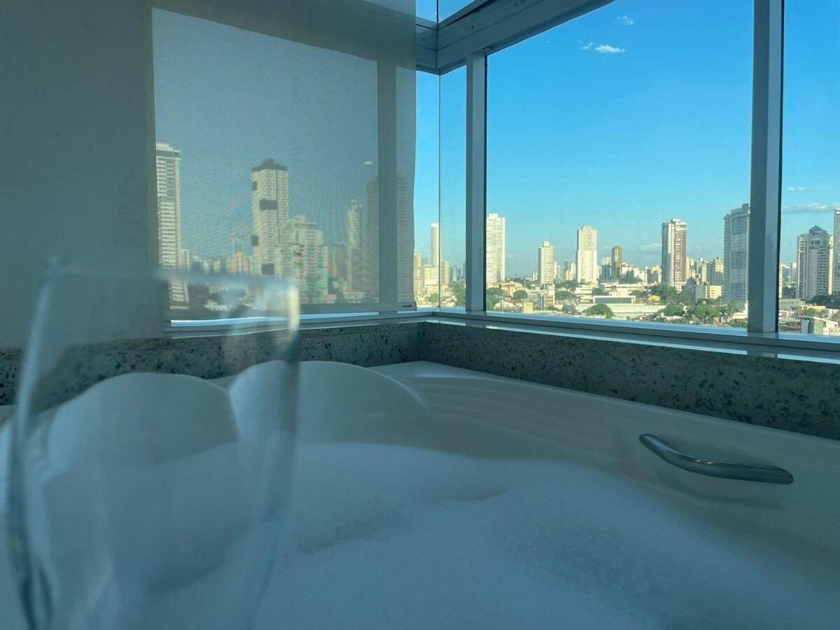 1 Qts.| 2 Hosp. | Jacuzzi Na Varanda | Linda Vista Goiânia Exterior foto