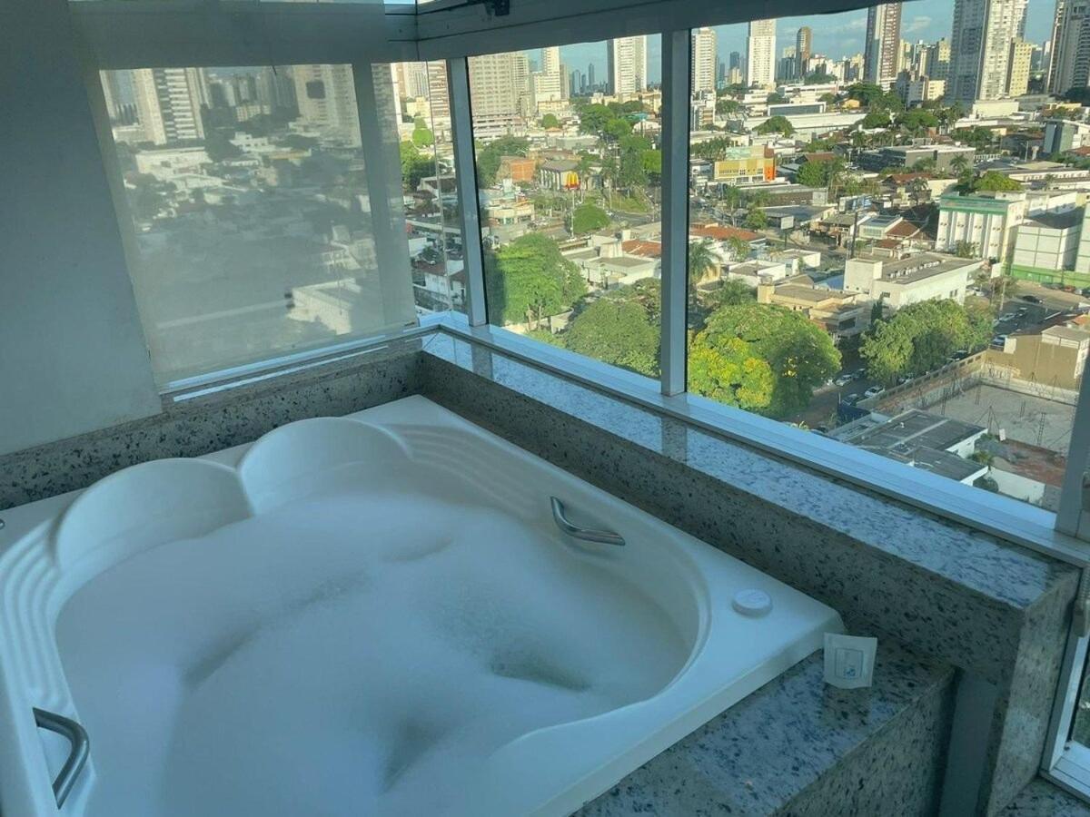1 Qts.| 2 Hosp. | Jacuzzi Na Varanda | Linda Vista Goiânia Exterior foto