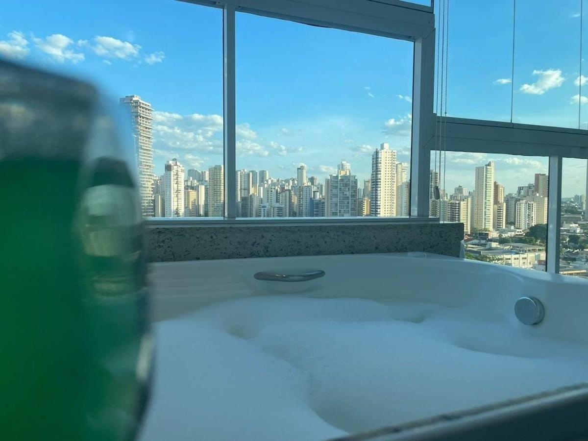 1 Qts.| 2 Hosp. | Jacuzzi Na Varanda | Linda Vista Goiânia Exterior foto