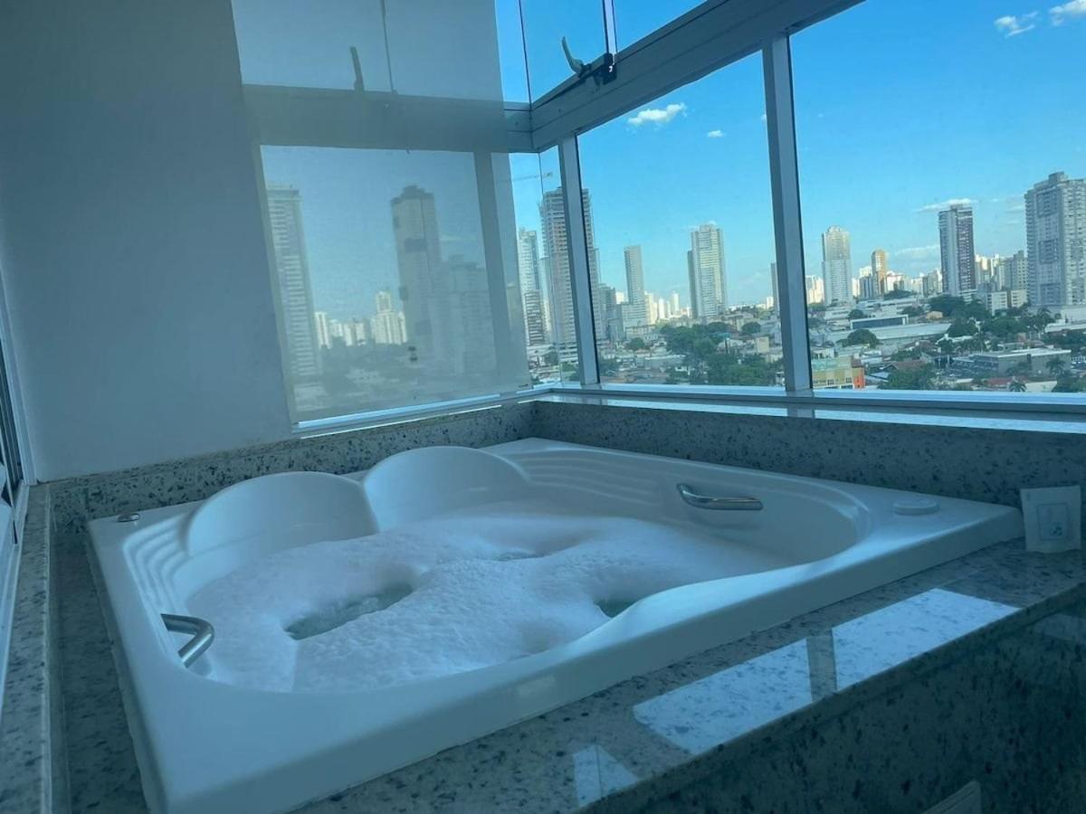 1 Qts.| 2 Hosp. | Jacuzzi Na Varanda | Linda Vista Goiânia Exterior foto